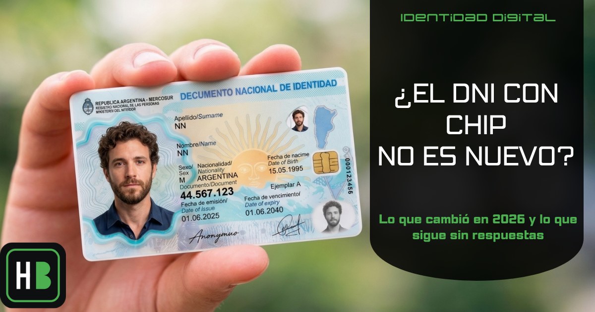El DNI con chip no es nuevo: qué cambió realmente en 2026 y qué sigue sin respuesta